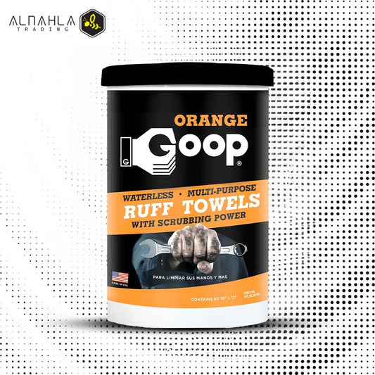 ORANGE GOOP: RUFF HAND TOWELS CLEANER