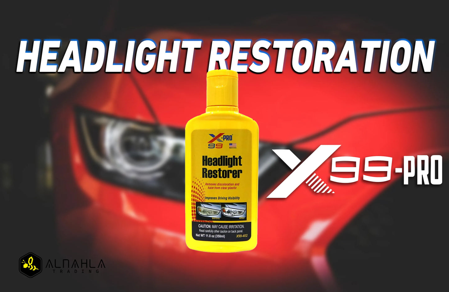 X99 - HEAD LIGHT RESTORER-USA