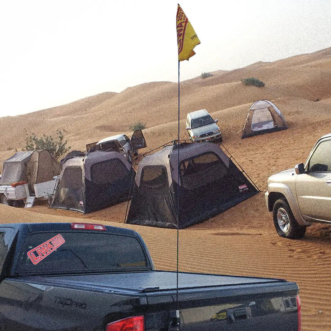 SpeedyBee Off-Road Flag (LIWA 2024 festival edition) with SpeedyBee Suction Mount