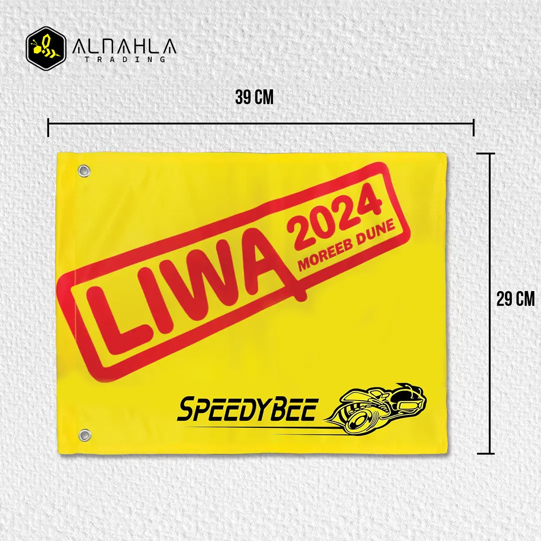 SpeedyBee Off-Road Flag (LIWA 2024 festival edition) with SpeedyBee Suction Mount