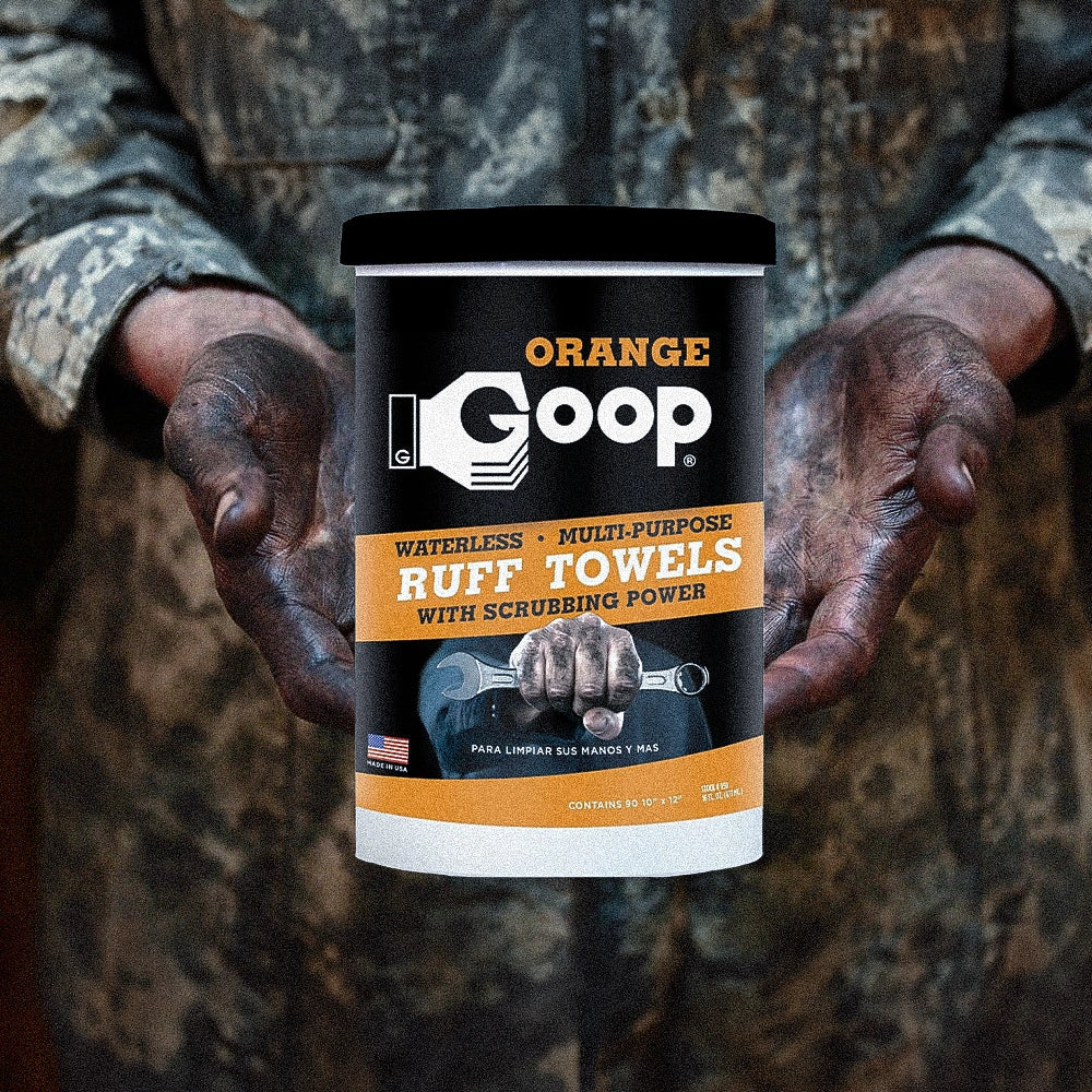 ORANGE GOOP: RUFF HAND TOWELS CLEANER – SBshop