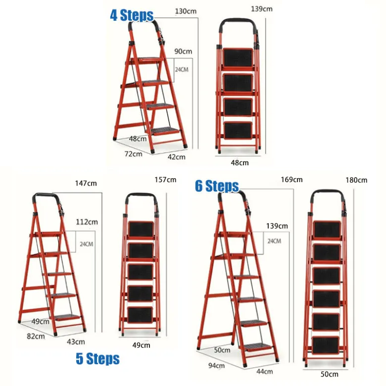 SPEEDY BEE: Ladder Foldable 4/5/6 Steps